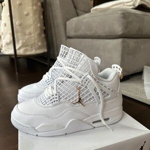 Women's Air Jordan 4 Net Basketball Shoes